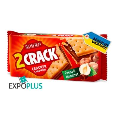 ROSHEN CRACKERS 2 CRACK COCOA NUT (14X235G)