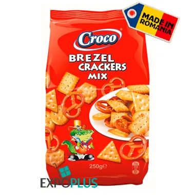 CROCO MIX CRACKERS&BREZEL (12X250G)