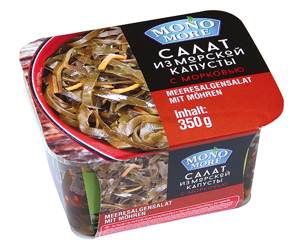 Zeewiersalade met wortelen