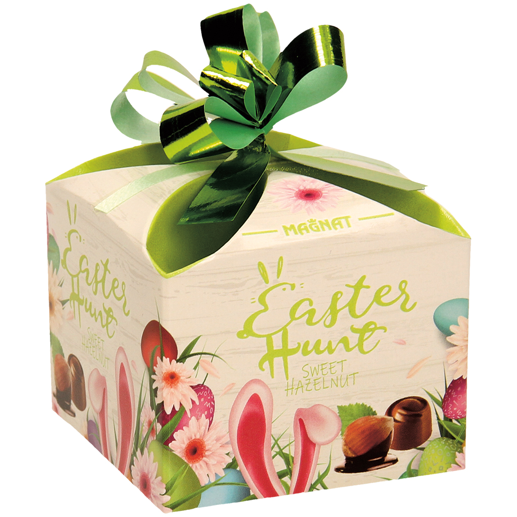 Choco Hazelnoot" praline met 50% vulling met hazelsmaak