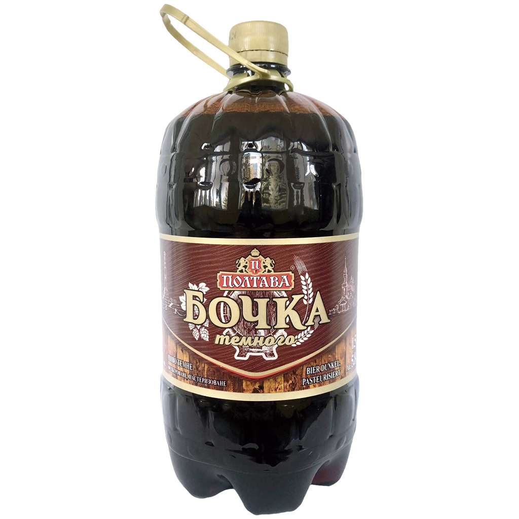 Пиво "Бочка темного" темное пастеризованное 5,8% алк.