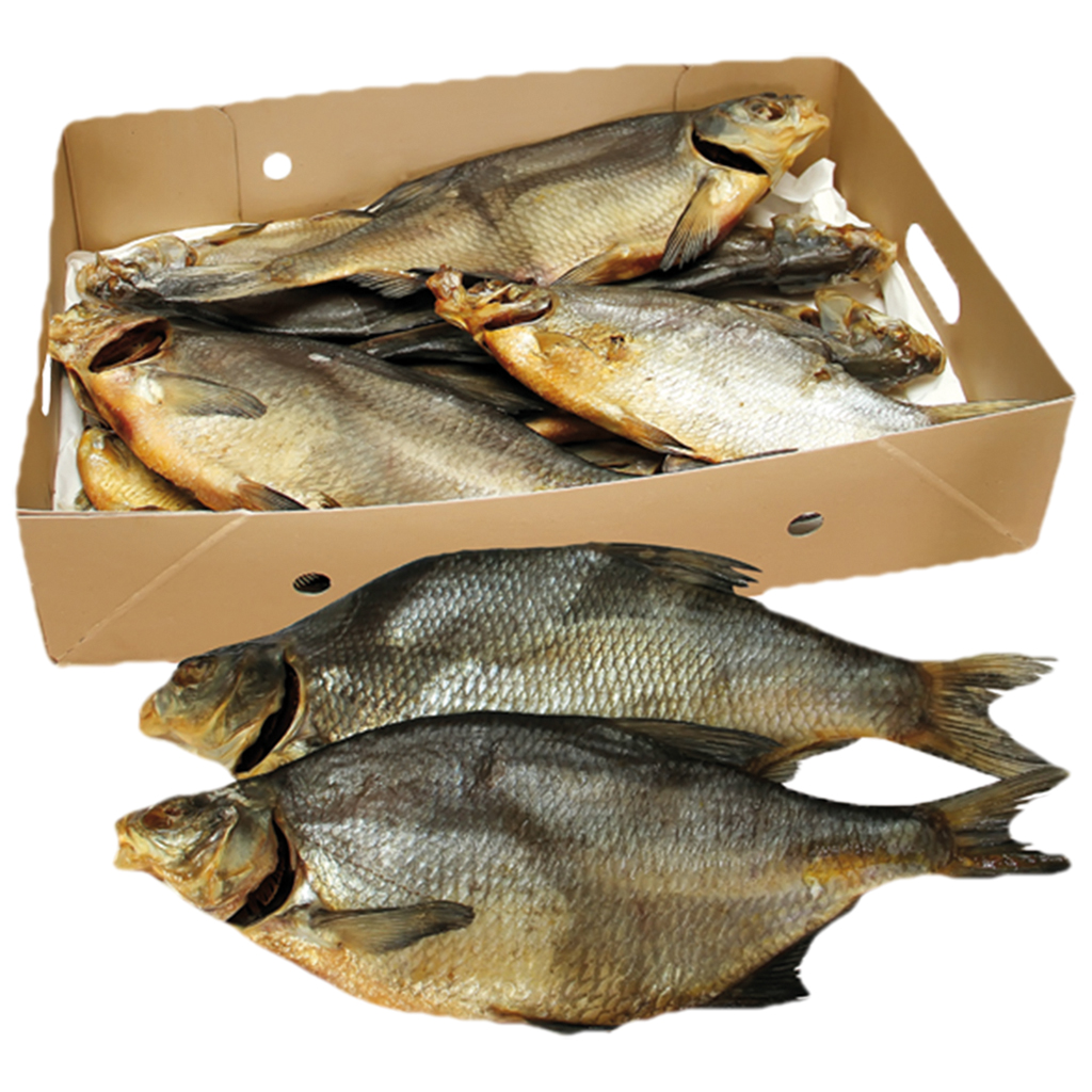 Brassen, ongekuist, gezouten en gedroogd