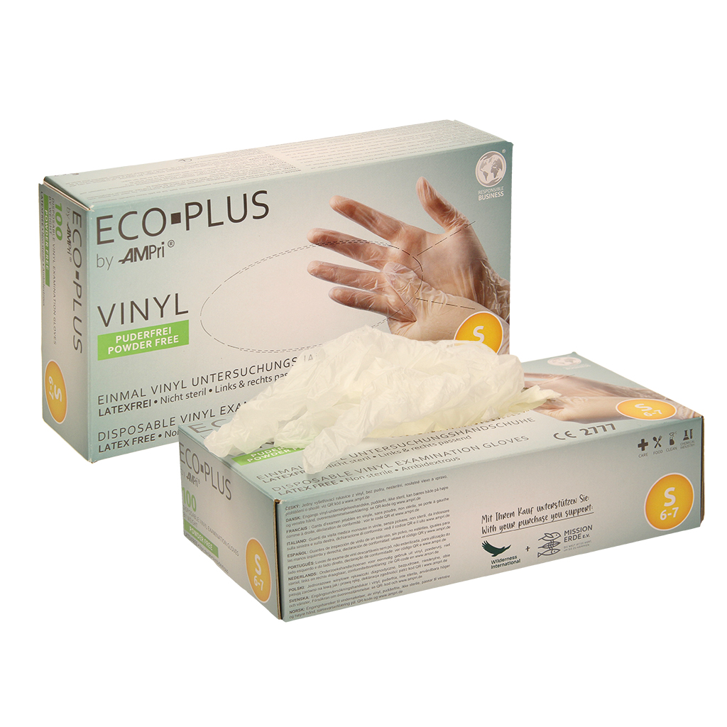 Vinyl onderzoeksinstructiemiddel, poedervrij, wit, maat S, 2