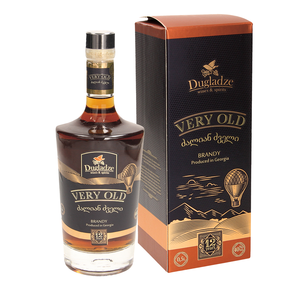 Дугладзе Бренди Very Old 12 лет, 40% алк.