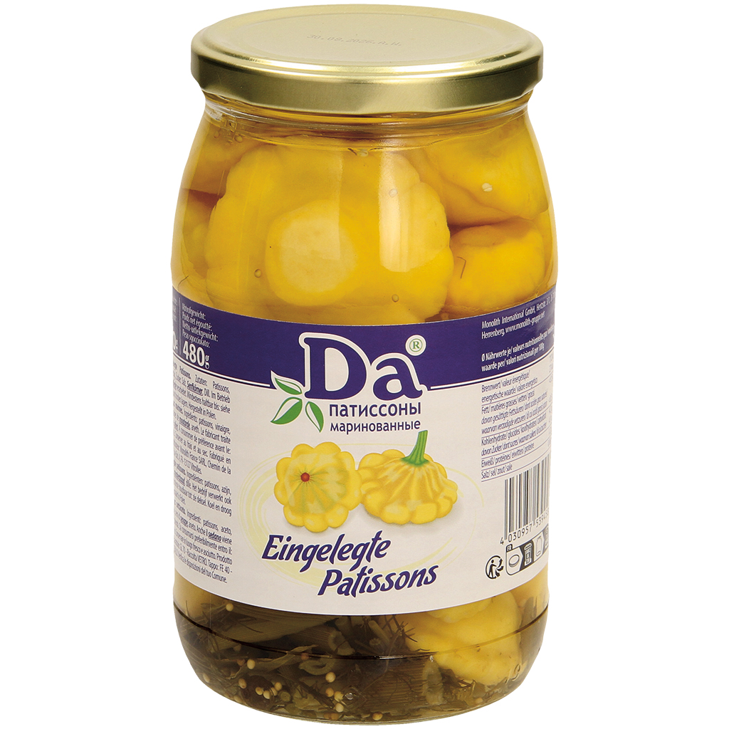 "DA" Gelegde Patissonen