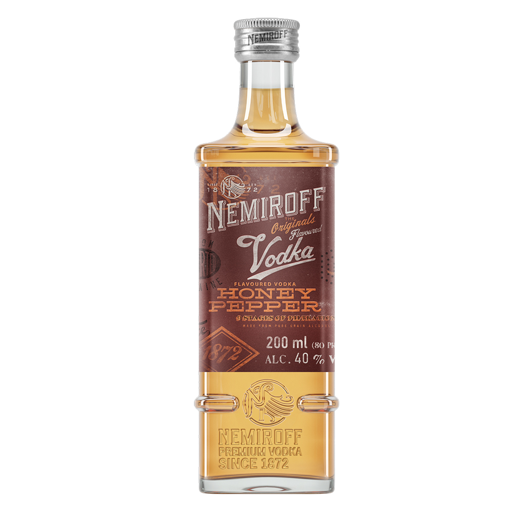 Geparfumeerde wodka "Nemiroff - Honing en Peperoni" , 40%