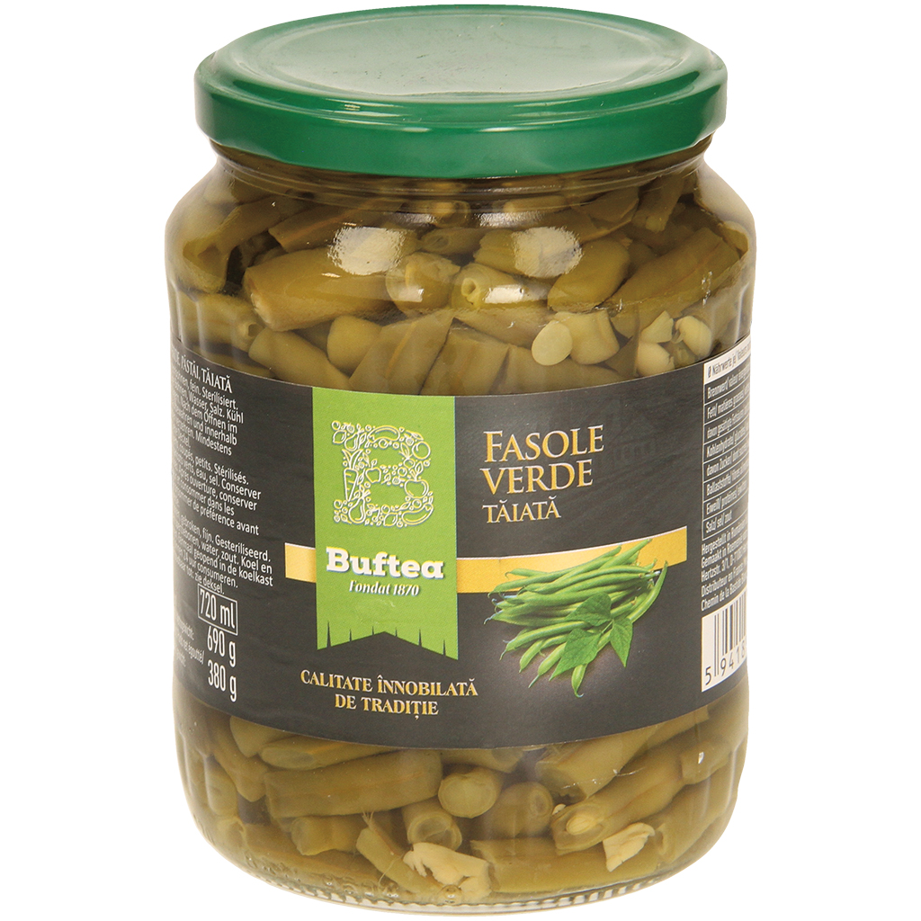 "Fasole verde pastai taiata" Зеленая фасоль стручковая, мелк