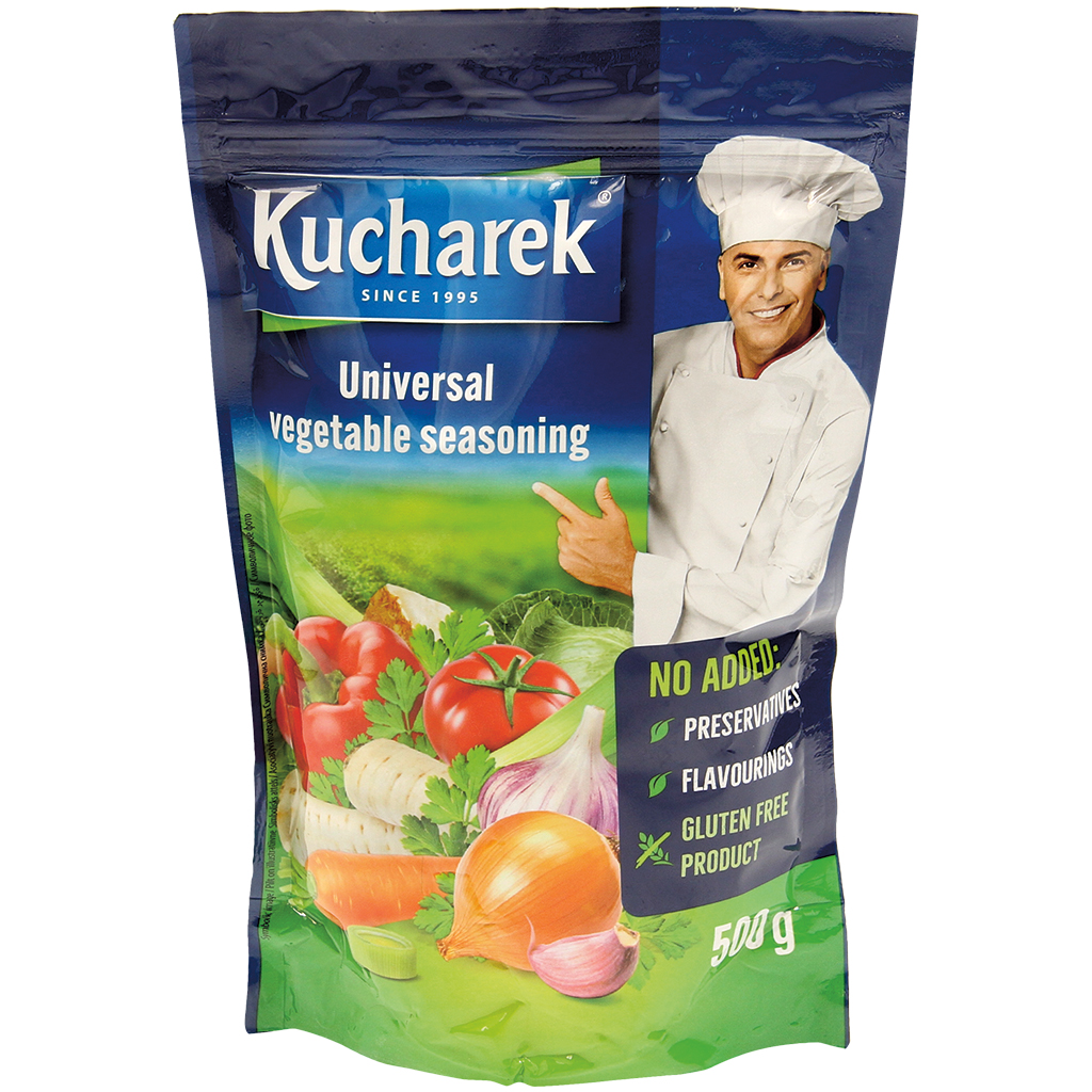 Kruidenmix met groenten, voor soepen, vlees- en visgerechten