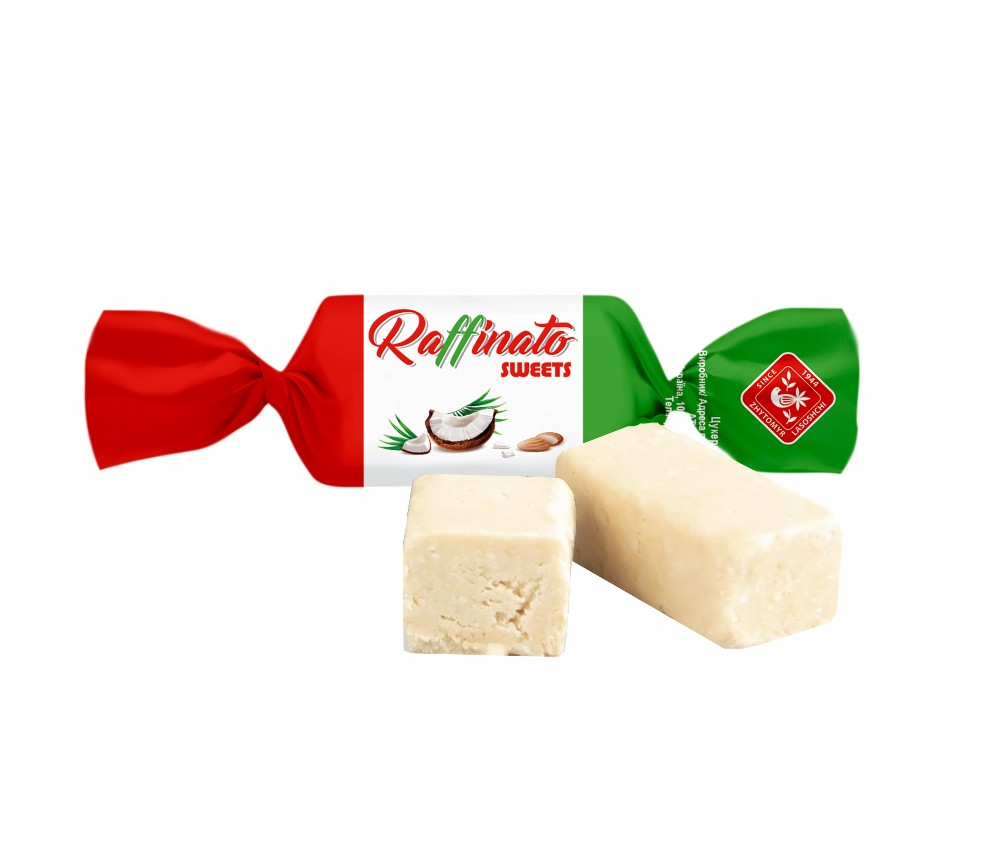 Raffinato - snoepjes met kokosrasp en room-kokossmaak