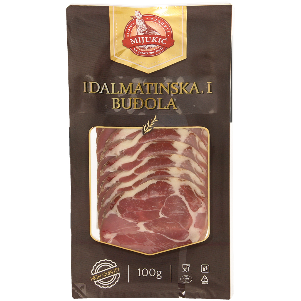 "Dalmatinska budola" Varkensnek, gezouten en gekruid