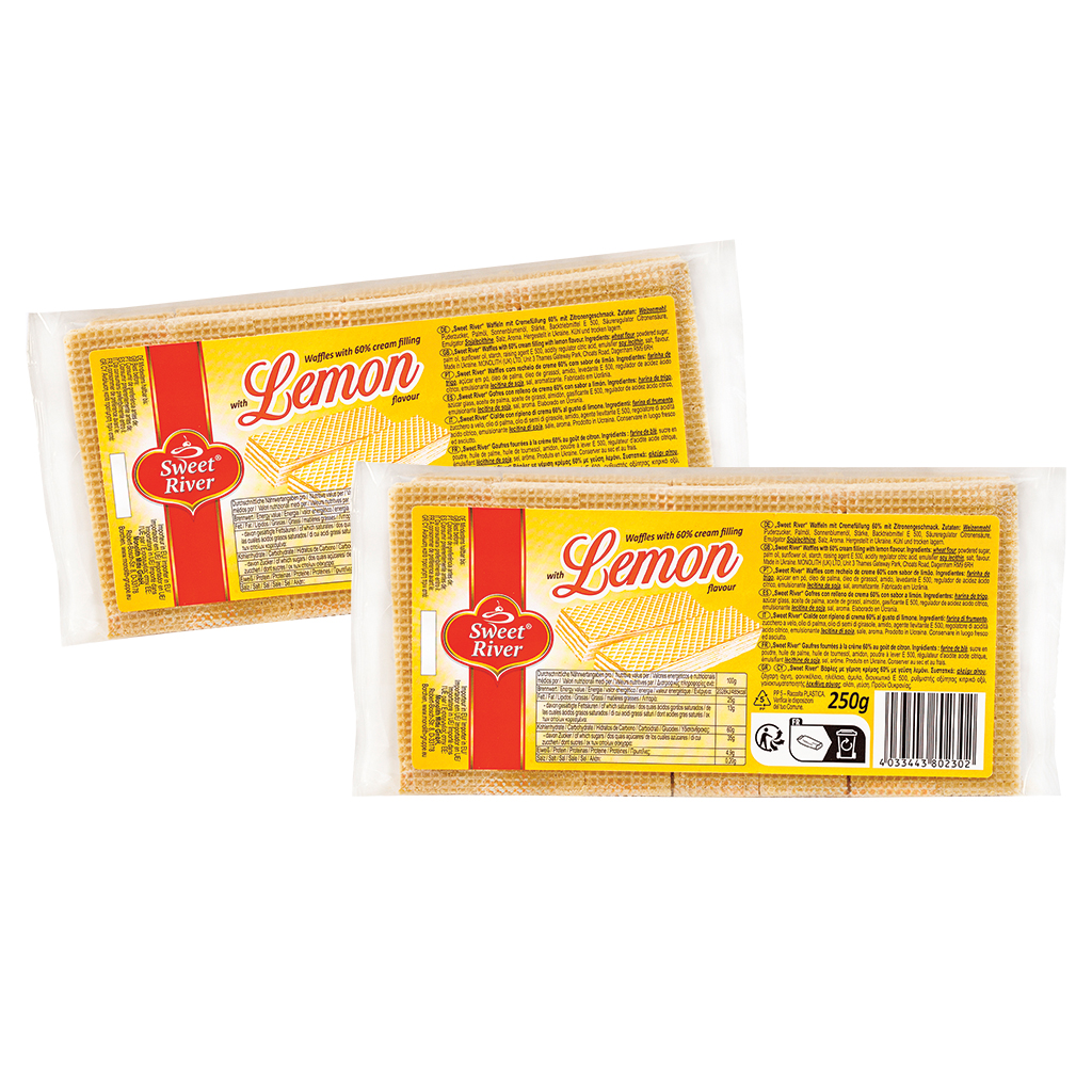 "SWEET RIVER" Вафли "Лимонные"
