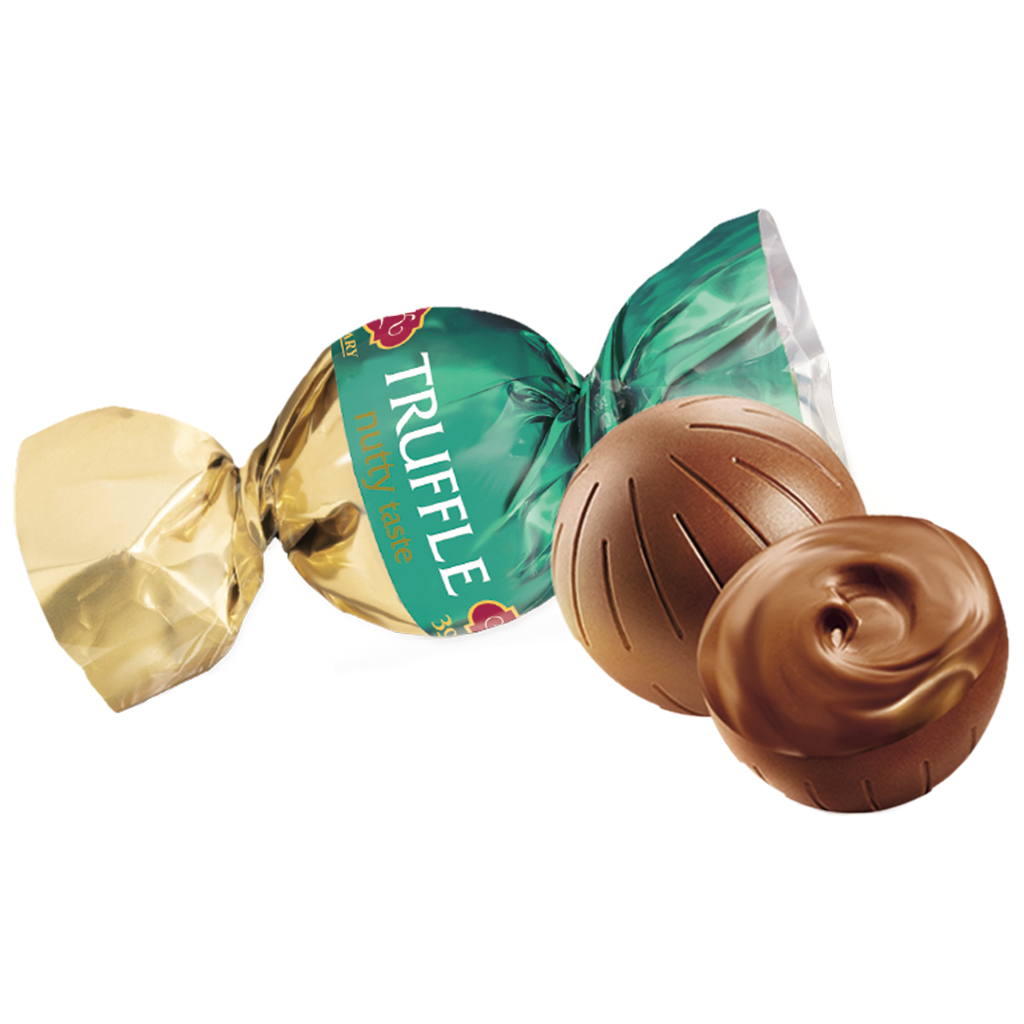 Snoepjes "Truffle Nutty Taste" met hazelnootsmaak
