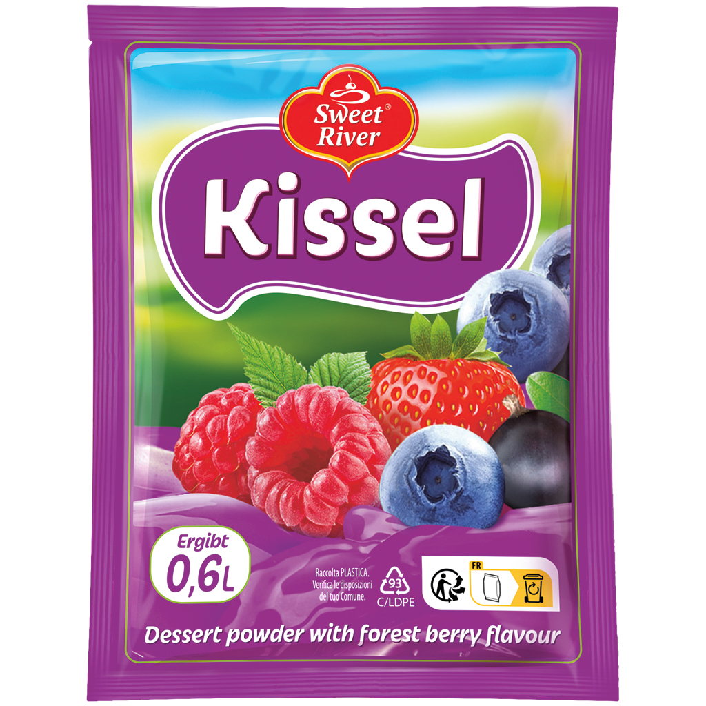 "Kissel" Dessertpoeder met bosbessensmaak