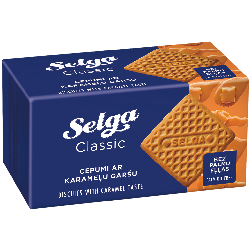 Koekjes "Selga" met karamel smaak