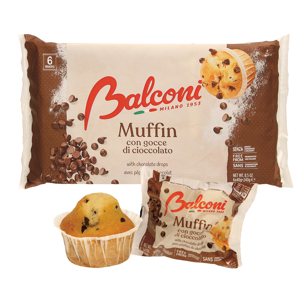 Muffin met chocoladedruppels