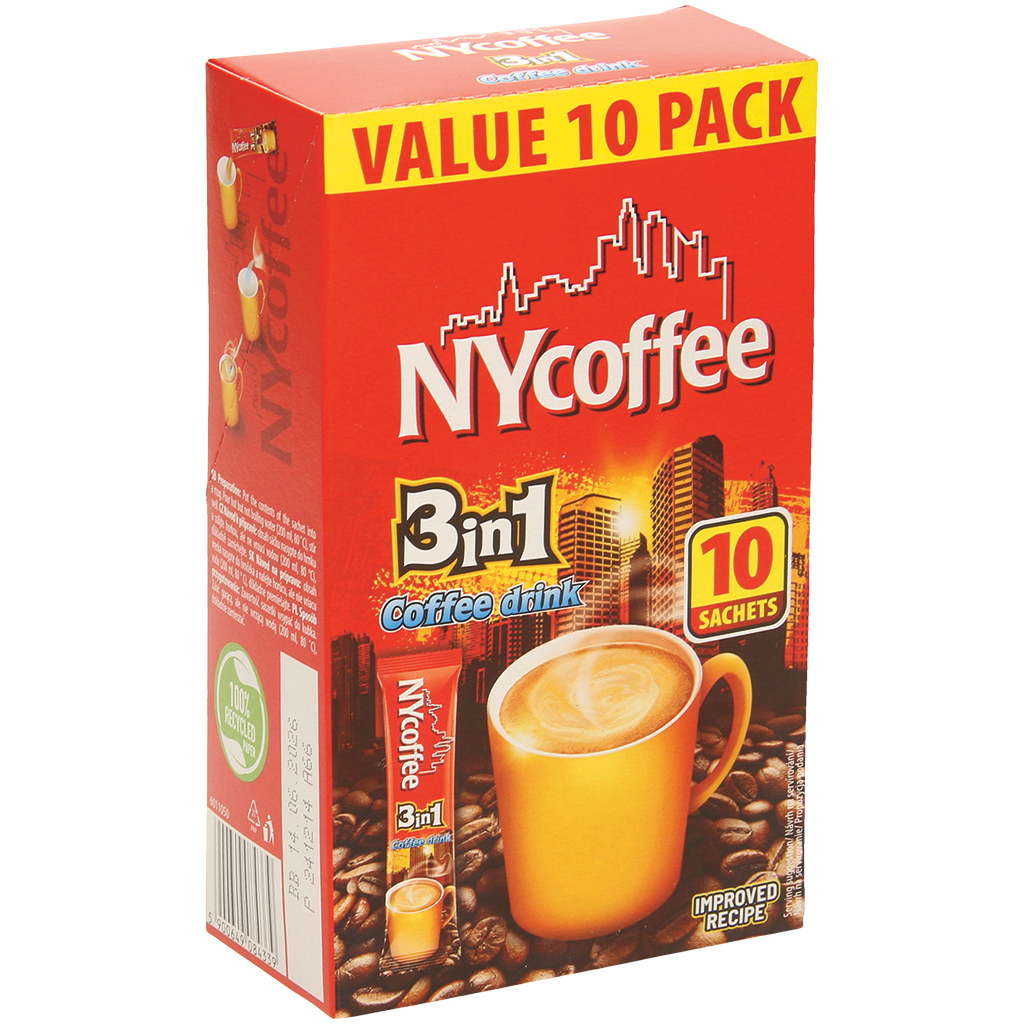 "NYcoffee 3in1 Coffee drink" - Напиток с растворимым кофе, 3