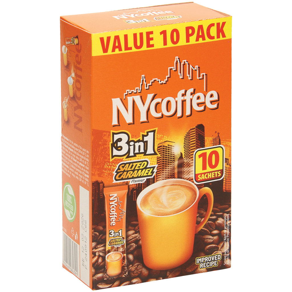 NYcoffee 3in1 Gezoet met gezouten karamel smaak