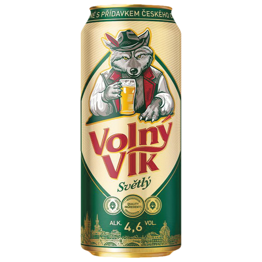 VOLNY VILK Licht Tapbier, 4,6% vol.
