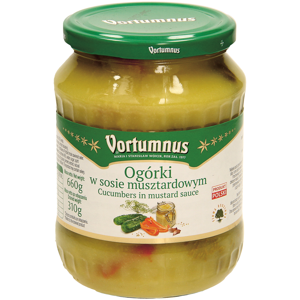 Augurken in mosterdsaus