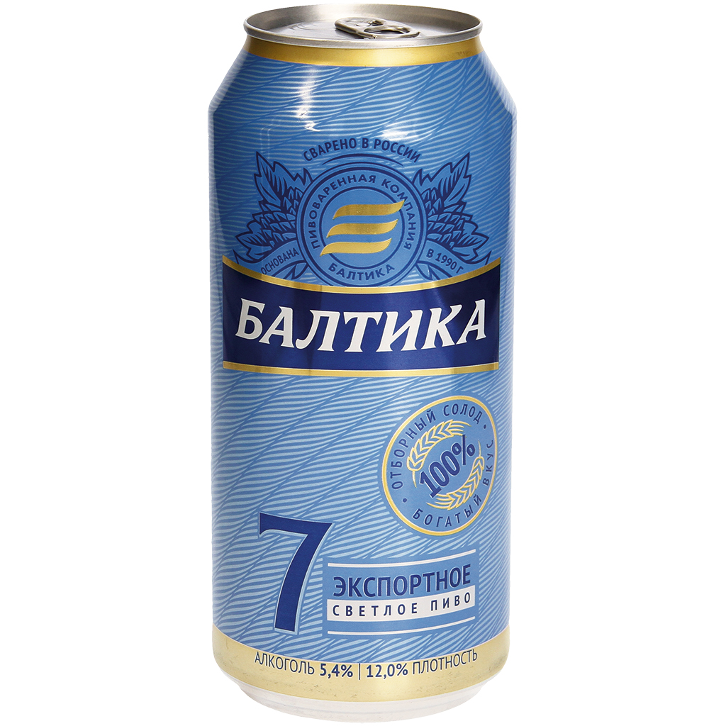 Пиво "Балтика Nr.7" 5,4% алк.