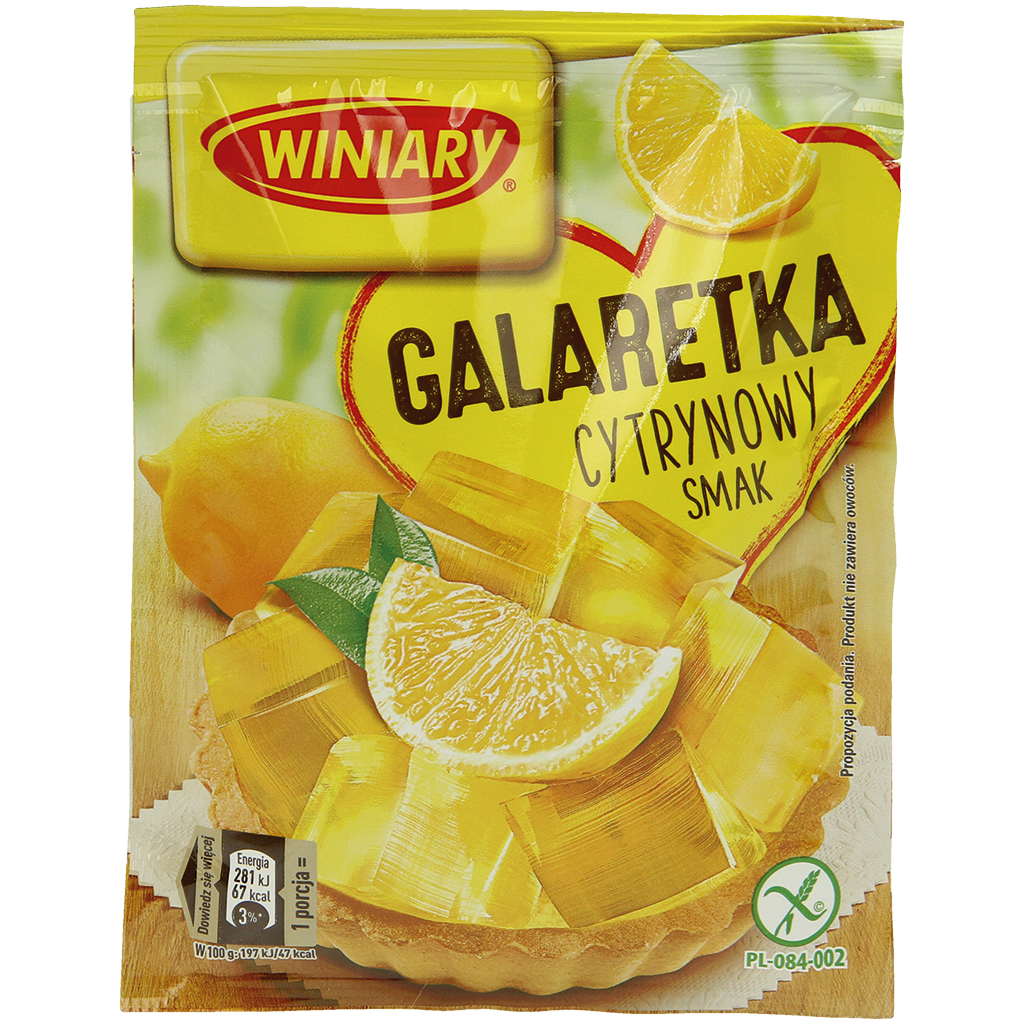 Желе-порошок со вкусом лимона "Winiary"