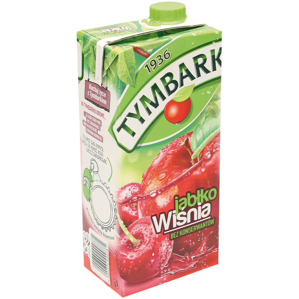 Appel-kersenverfrissingsdrank