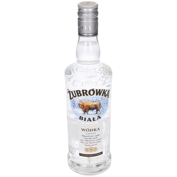 Водка "Zubrowka Biała", белая 40% vol.