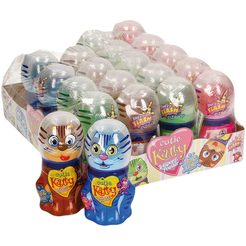 Hartkaramel en zure snoeppoeder met aardbei-, frambozen-, ap