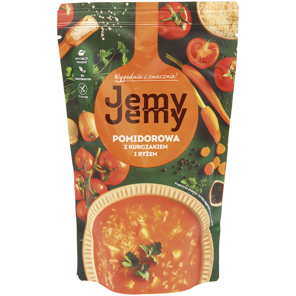 "Pomidorowa" Томатный суп с рисом и курицей. Стерилизованный