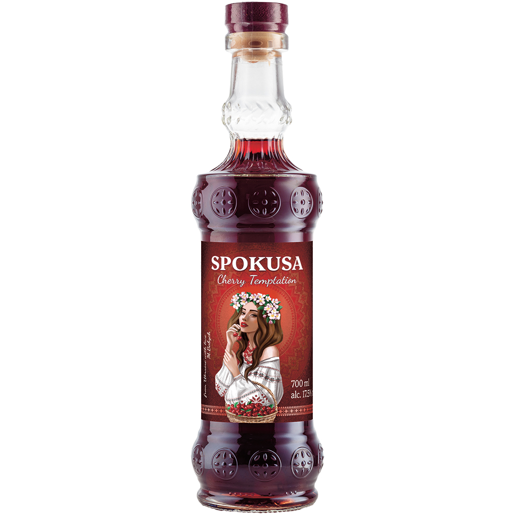 "SPOKUSA" Ликер Вишня, 17,5% алк.