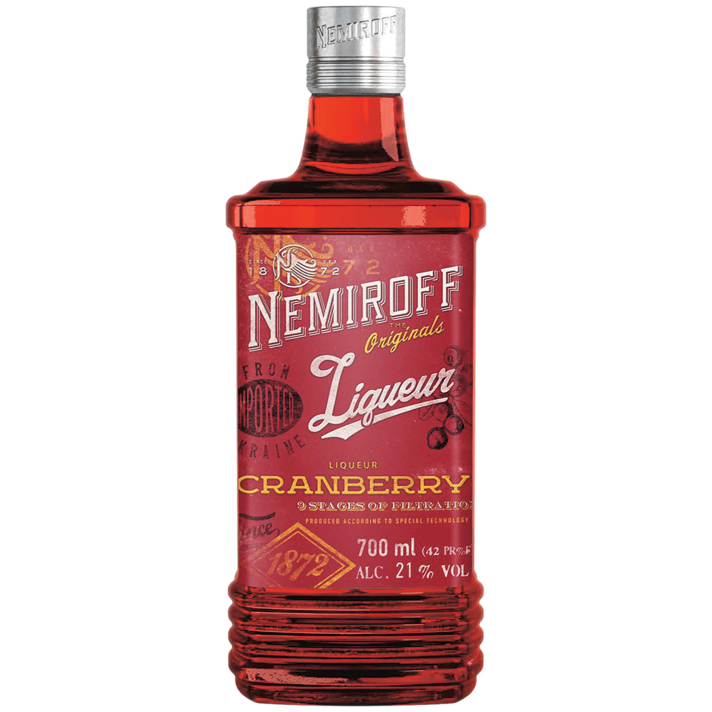 "NEMIROFF" Клюквенный ликер, 21% алк.