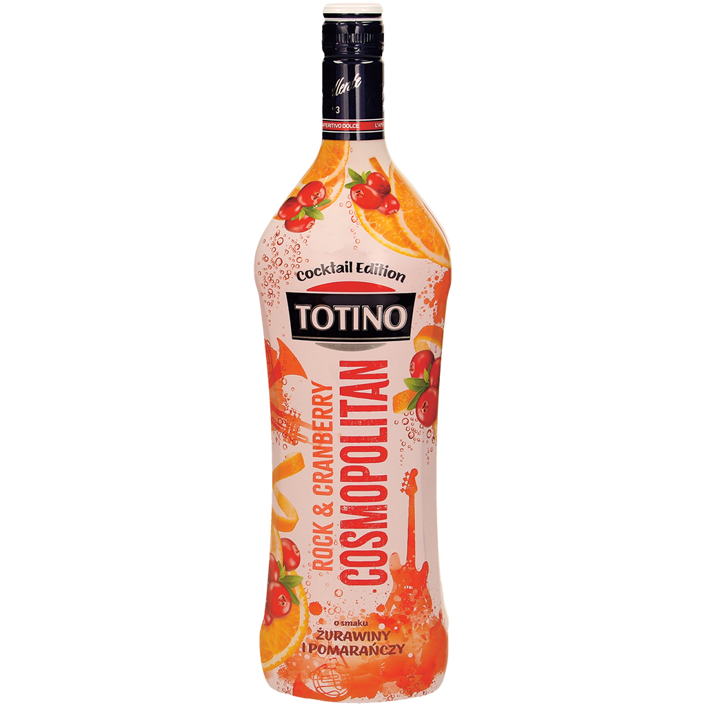 Алкогольный напиток "Totino Rock & Cranberry Cosmopolitan" с