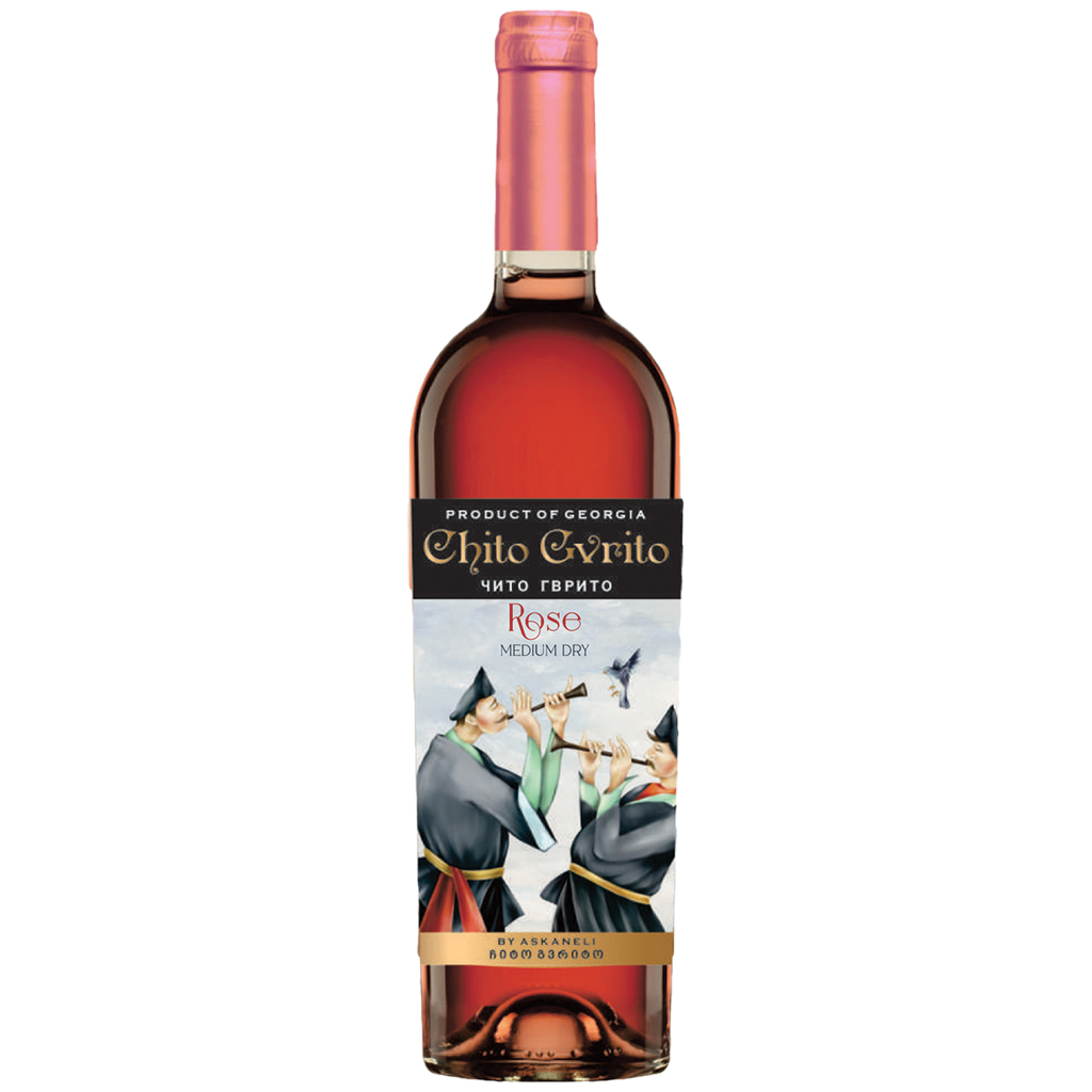 Rosé Wijn uit Georgië, halfdroog