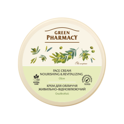 Groene apotheek gezichtscrème 200 ml, olijf, voedend en hers