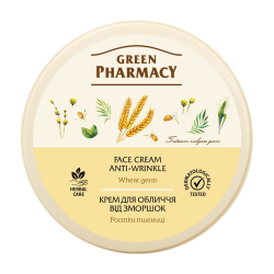 Groene apotheek gezichtscrème 200 ml, tarwekiem, antirimpel,
