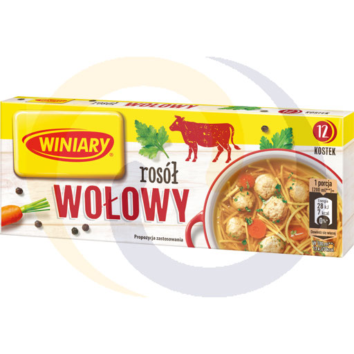 Winiary Runderbouillonblokjes 120 g (12 Stuks)