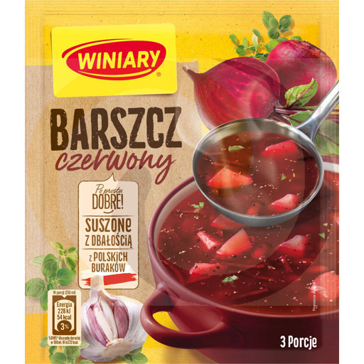 Winiary rode bietensoep 49g