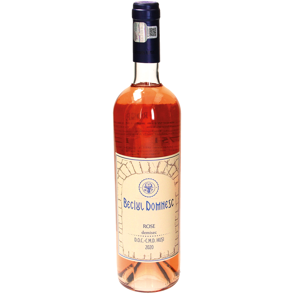 Rosé wijn uit Roemenië, halfdroog 12% vol.