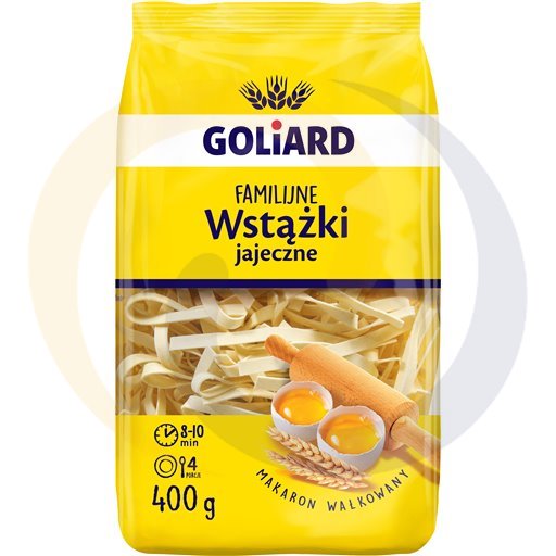 Лапша-лента Familijne 400г/12шт Goliard