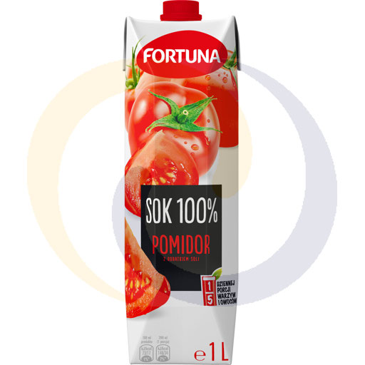Fortuna 100% tomatensap met zout 1l