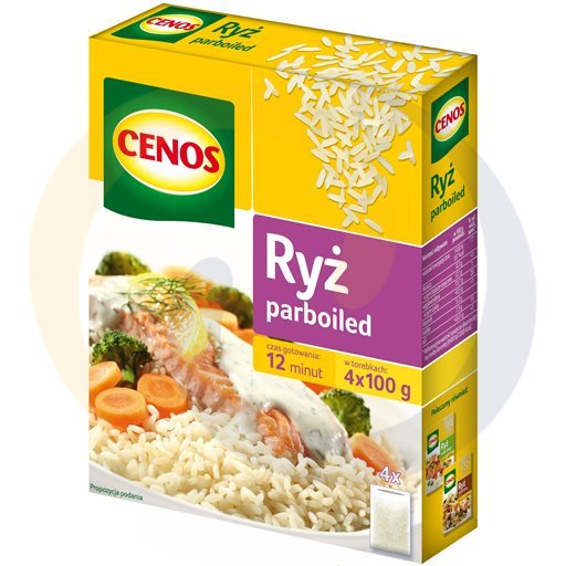 Cenos voorgekookte rijst 4 × 100g