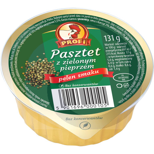 Profi Paté met Groene Peper 131g