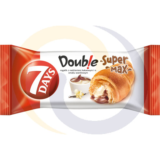 Круассан 7Days Supermax какао-ваниль 110г/20шт Mondelez