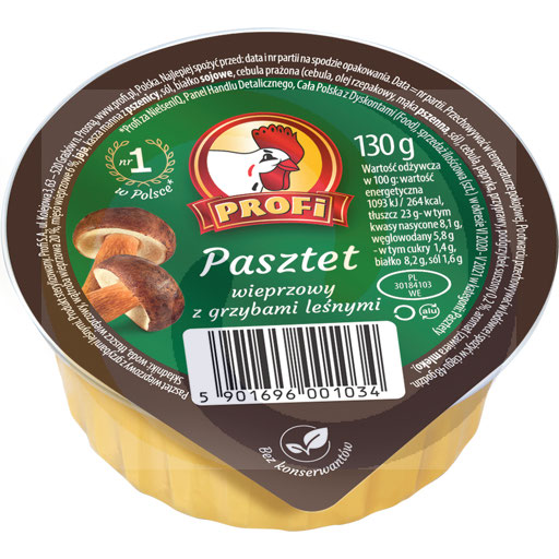 Profi Varkenspaté met Boschampignons 130g