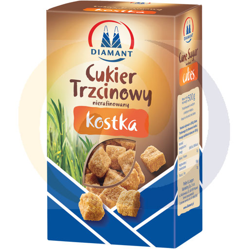 Дамант необработанный сахарный кубик из тростника 500 г