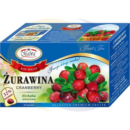 Malwa vruchtenthee veenbes 40g