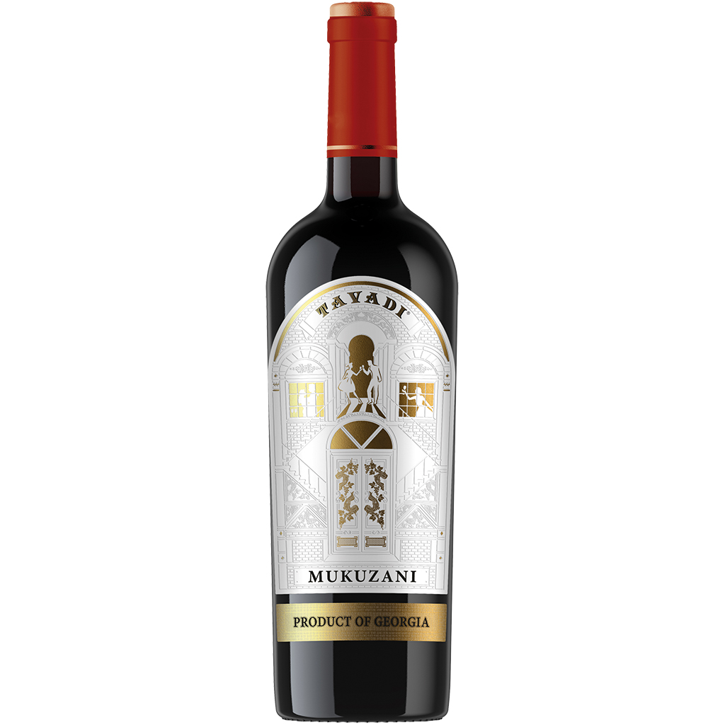 Mukuzani вино из Грузии, красное, сухое, 12% алк.