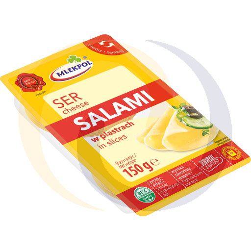 Mlekpol Salami kaasplakjes 150g