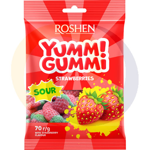 Вкусные кислые клубнички 70г Рошен