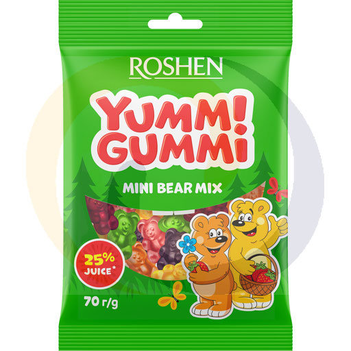 Yummi Gummi Mini Bear Mix 70g Roshen